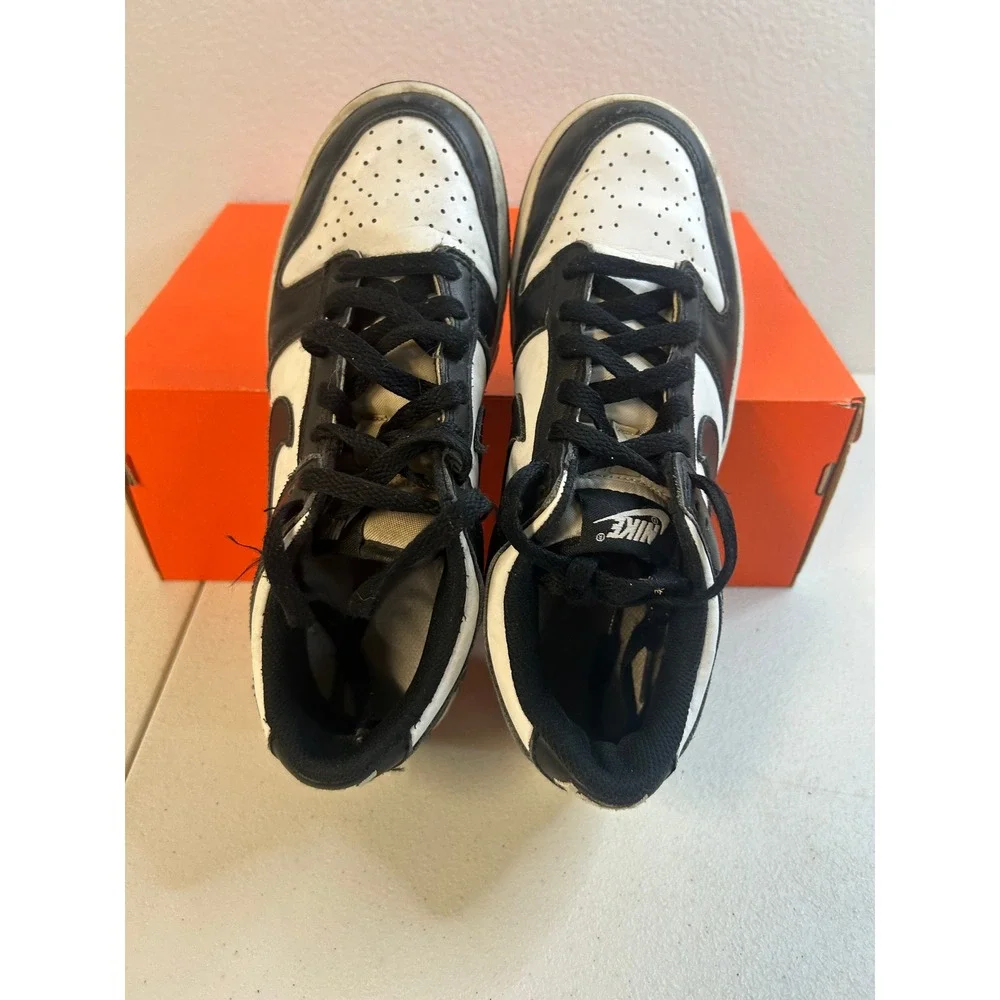 Nike Dunk Low Panda White Black 5.5Y #1380